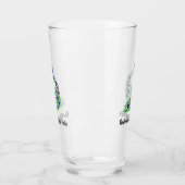 ブルーパーソナライズされたピーコックファーム タンブラーグラス (左)