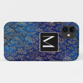 ブルーパーソナライズされたマーメイドグリッター Case-Mate iPhoneケース (裏面(横))