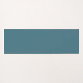 ブルーパーソナライズされた転がズマウンテンビュー ヨガマット (裏面(横))