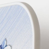 ブルーパーソナルネームのバレリーナ ピックルボールラケット (左詳細)