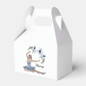 ブルーパーソナルネームのバレリーナ フェイバーボックス (裏面サイド)