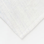 ブルーパーソナルネームのバレリーナ フリースブランケット (角)