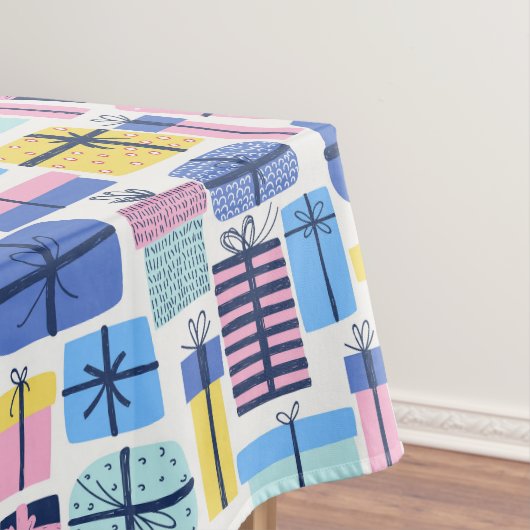 ブルーパーティーギフトテーブルクロス テーブルクロス (インサイチュ)