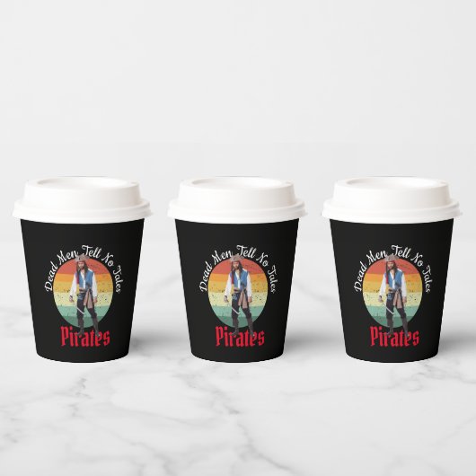 ブルーパーティーパイレーツ紙カップ 紙コップ (複数)