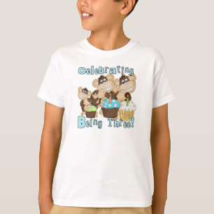 ブルーパーティーモンキーズ誕生日Tシャツとギフト Tシャツ