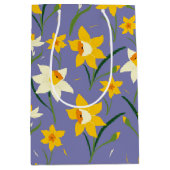 ブルーパープルの水仙 ミディアムペーパーバッグ (正面)
