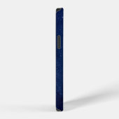 ブルーパープルの銀河 iPhoneケース (右側面)