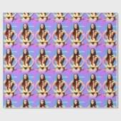 ブルーパープルは何の包装紙を言う ラッピングペーパー (フラット)