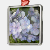 ブルーパープルアジサイ メタルオーナメント (左)