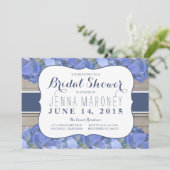 ブルーパープルアジデンシアウッドブライダルシャワー 招待状 (スタンド正面)
