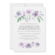 ブルーパープルウォーター結婚カラー花