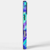 ブルーパープルカラフル抽象芸術大理石テクスチャリキュイ Case-Mate iPhoneケース (裏面 / 右)