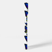 ブルーパープルグリーンウィングズ今すぐ Case-Mate iPhoneケース (裏面 / 右)