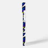 ブルーパープルグリーンウィングズ今すぐ Case-Mate iPhoneケース (裏面 / 左)