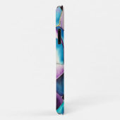 ブルーパープルゴシック水彩画バラ美術 Case-Mate iPhoneケース (裏面/右)