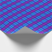 ブルーパープルネオン ラッピングペーパー (角)