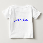 ブルーパープルバラ ベビーTシャツ (裏面)