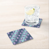 ブルーパープルパールコースターセット ペーパーコースター (インサイチュ)