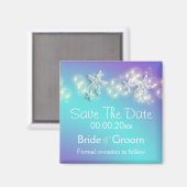 ブルーパープルビーチヒトデの発表 マグネット (正面/裏面)