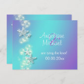 ブルーパープルビーチヒトデの発表 案内ポストカード (正面/裏面)