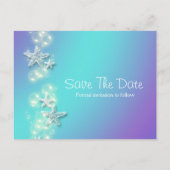 ブルーパープルビーチヒトデの発表 案内ポストカード (裏面)