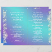 ブルーパープルビーチ結婚ヒトデ (正面/裏面)