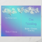 ブルーパープルビーチ結婚ヒトデ (裏面)