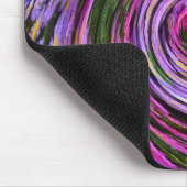 ブルーパープルピンクメンズスワールマウスパッド マウスパッド (コーナー)