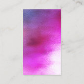 ブルーパープルピンクレッドブルゴーニュVIPガグラデーションラス 名刺 (裏面)