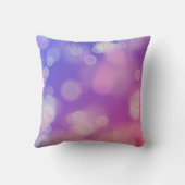 ブルーパープルピンク《写真》ぼけ味グラデーション クッション (裏面)