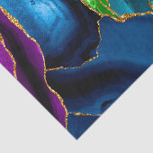 ブルーパープルピーコックアゲートフェイクグリッター 薄葉紙 (詳細)