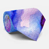 ブルーパープルフュージョンネックタイ ネクタイ (ロール)