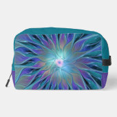 ブルーパープルフラワードリーム抽象芸術フラクタルアート ドップキット (裏面)