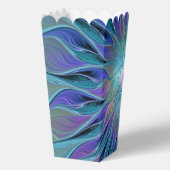 ブルーパープルフラワードリーム抽象芸術フラクタルアート フェイバーボックス (裏面)