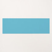 ブルーパープルフラワードリーム抽象芸術フラクタルアート ヨガマット (裏面(横))