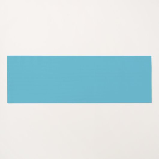 ブルーパープルフラワードリーム抽象芸術フラクタルアート ヨガマット (裏面(横))