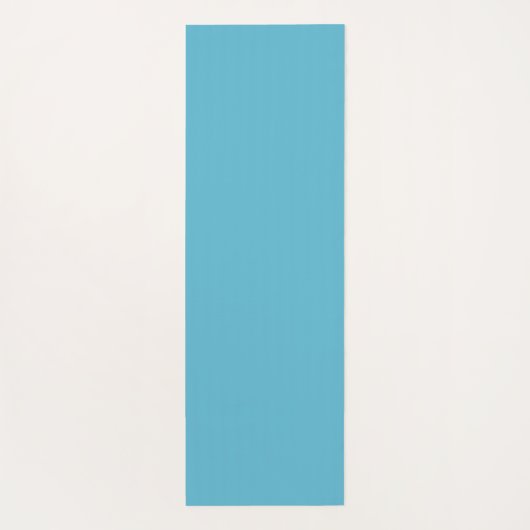 ブルーパープルフラワードリーム抽象芸術フラクタルアート ヨガマット (裏面)