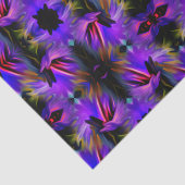 ブルーパープルブラシ旋回抽象芸術切り離し 薄葉紙 (詳細)