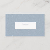 ブルーパープルボホウォーター色おむつラッフルチケット エンクロージャーカード (裏面)