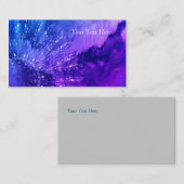 ブルーパープルマンダラクラウドヨガインストラクター 名刺 (正面/裏面)