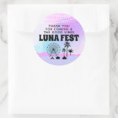 ブルーパープルミュージックフェスティバル有難う ラウンドシール (バッグ)