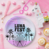 ブルーパープルミュージックフェスティバル ペーパープレート (パーティー)