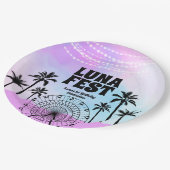 ブルーパープルミュージックフェスティバル ペーパープレート (アングル)