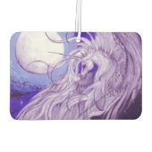 ブルーパープルユニコーンペガソスペガコーン月月 カーエアーフレッシュナー (裏面)