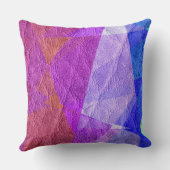 ブルーパープルレザー クッション (裏面)