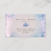 ブルーパープルロータスロゴ 名刺 (裏面)