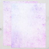 ブルーパープルヴェネツィア漆喰テクスチャスクラップブック (正面/裏面)