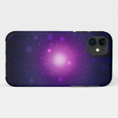 ブルーパープル宇宙銀河系スターズ抽象芸術 Case-Mate iPhoneケース (裏面(横))