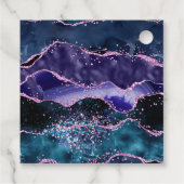 ブルーパープル海アゲートSweet sixteenありがとう フェイバータグ (裏面)