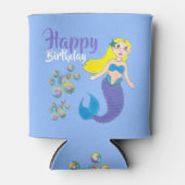 ブルーパープル海人魚バブルバースデーパーティー 缶クーラー (正面)